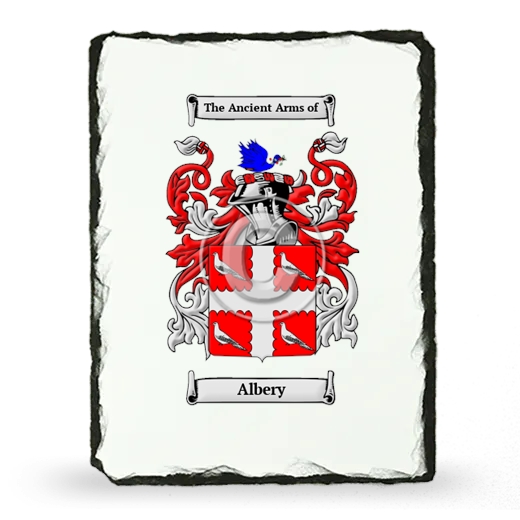 Albery Coat of Arms Slate