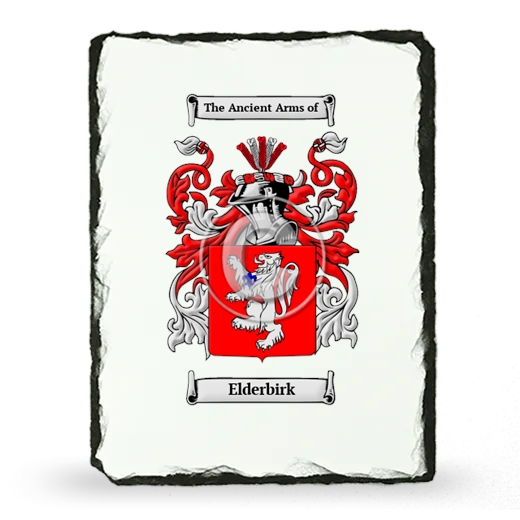 Elderbirk Coat of Arms Slate