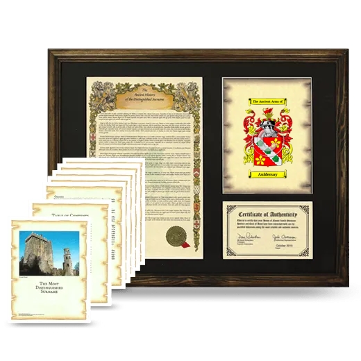 Auldersay Framed History And Complete History- Brown