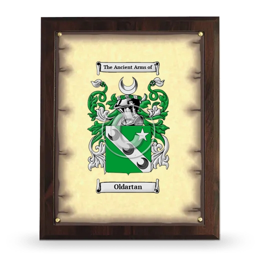 Oldartan Coat of Arms Plaque