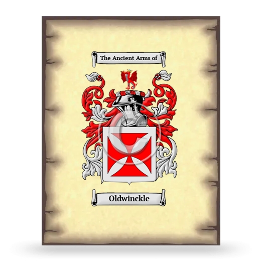 Oldwinckle Coat of Arms Print