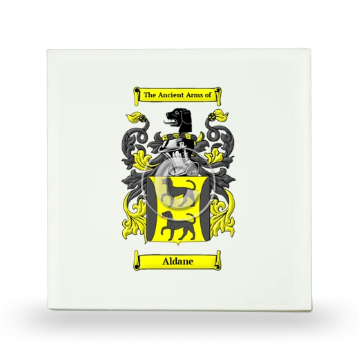Aldane Small Ceramic Tile with Coat of Arms