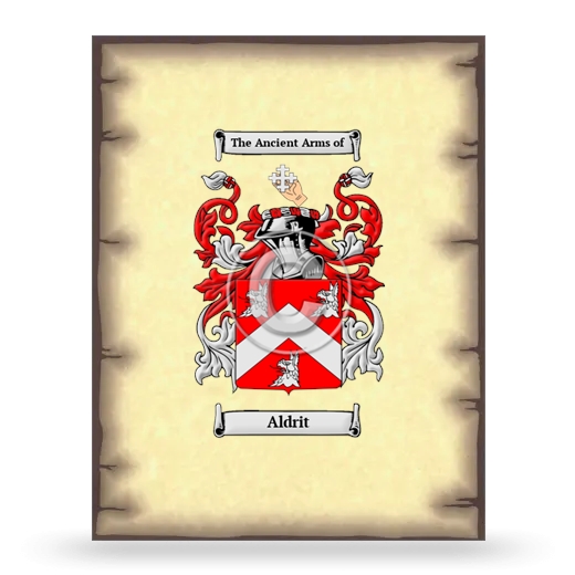 Aldrit Coat of Arms Print