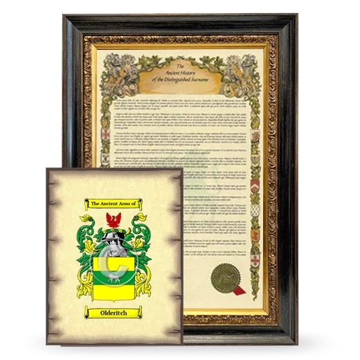 Olderitch Framed History and Coat of Arms Print - Heirloom