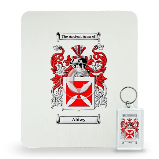 Aldwy Mouse Pad and Keychain Combo Package