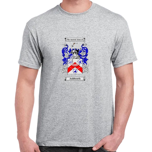 Auldworth Grey Coat of Arms T-Shirt