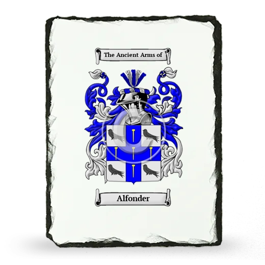 Alfonder Coat of Arms Slate