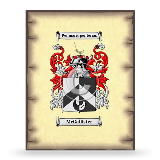 McGallister Coat of Arms Print