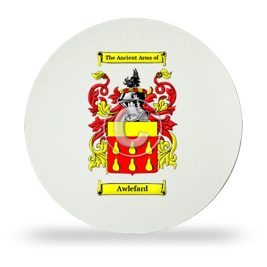 Awlefard Round Mouse Pad