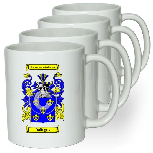 Daliogny Coffee mugs (set of four)