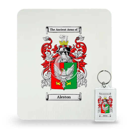 Aleston Mouse Pad and Keychain Combo Package