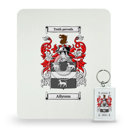 Ailysum Mouse Pad and Keychain Combo Package