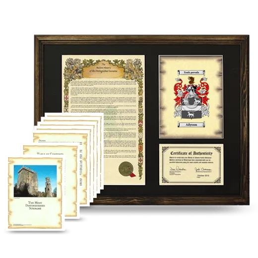 Ailysum Framed History And Complete History- Brown