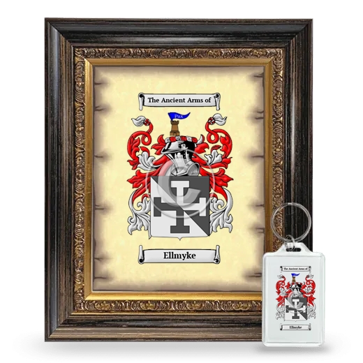 Ellmyke Framed Coat of Arms and Keychain - Heirloom