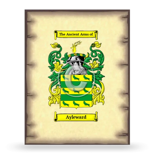 Ayleward Coat of Arms Print