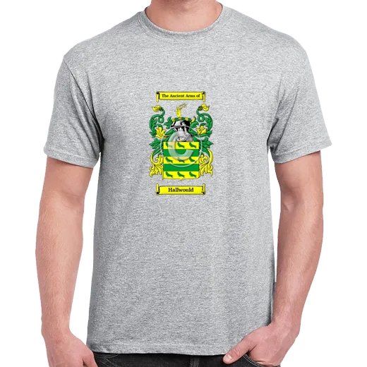 Hallwould Grey Coat of Arms T-Shirt