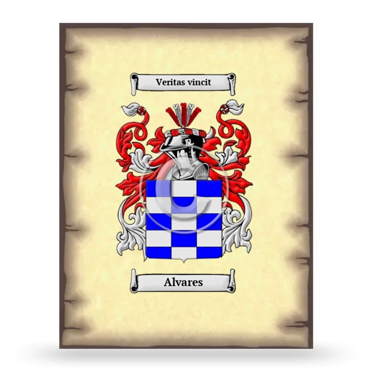 Alvares Coat of Arms Print