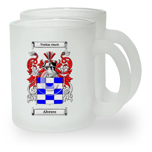 Alverez Pair of Frosted Glass Mugs