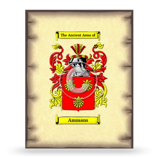 Ammans Coat of Arms Print