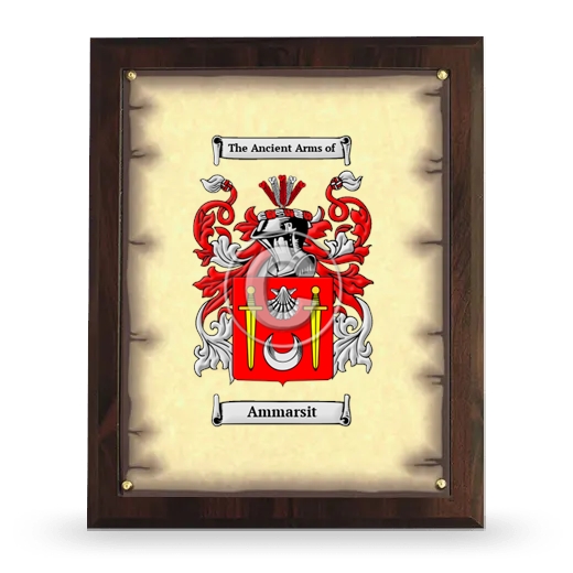 Ammarsit Coat of Arms Plaque