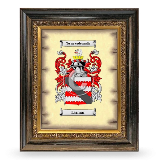 Larmar Coat of Arms Framed - Heirloom