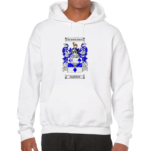 Ampleford Unisex Coat of Arms Hooded Sweatshirt
