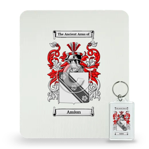 Amiun Mouse Pad and Keychain Combo Package