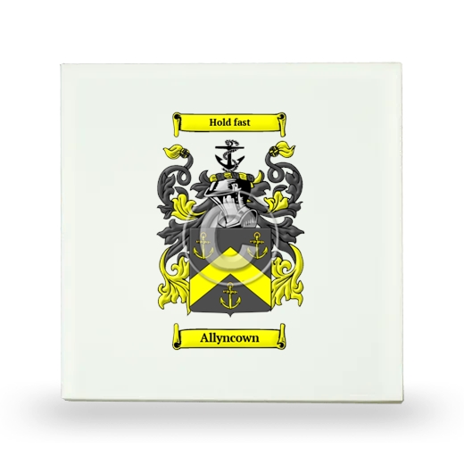Allyncown Small Ceramic Tile with Coat of Arms