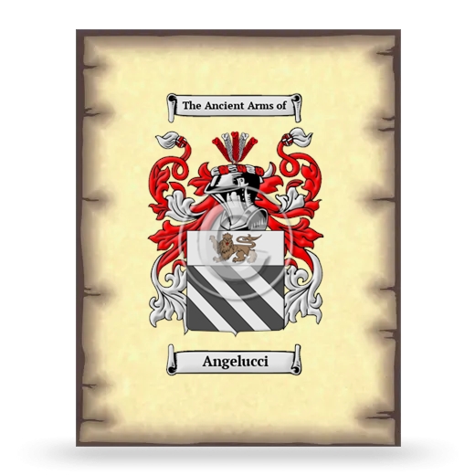 Angelucci Coat of Arms Print