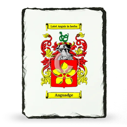 Anguadge Coat of Arms Slate