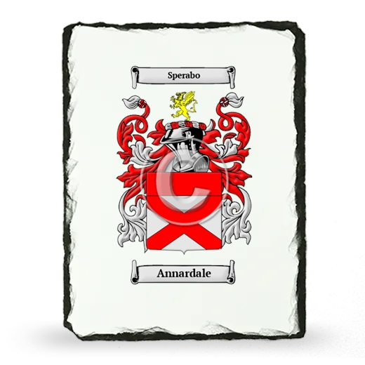 Annardale Coat of Arms Slate