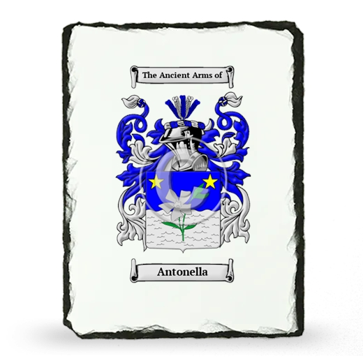 Antonella Coat of Arms Slate