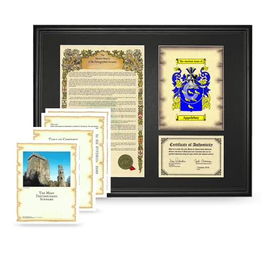 Appelebay Framed History And Complete History- Black