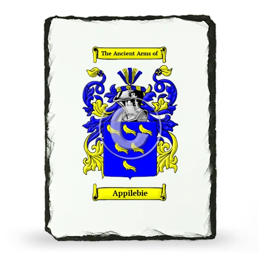 Appilebie Coat of Arms Slate