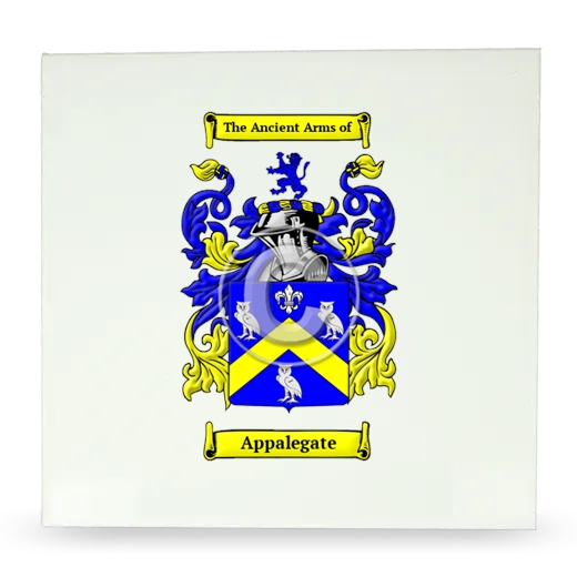 Appalegate Large Ceramic Tile with Coat of Arms