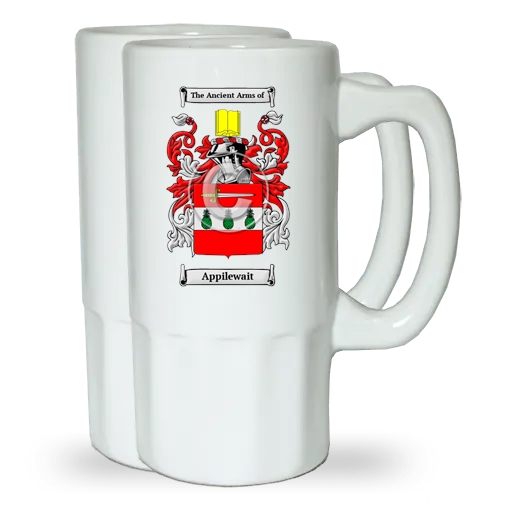 Appilewait Pair of Beer Steins