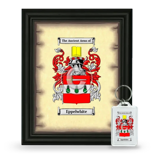 Eppelwhite Framed Coat of Arms and Keychain - Black