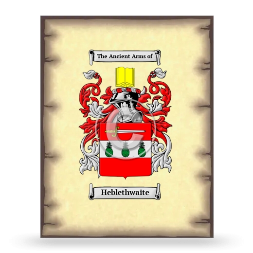 Heblethwaite Coat of Arms Print