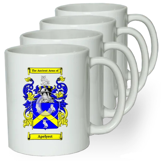 Apelyert Coffee mugs (set of four)