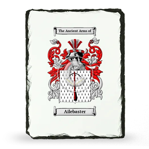 Ailebaster Coat of Arms Slate