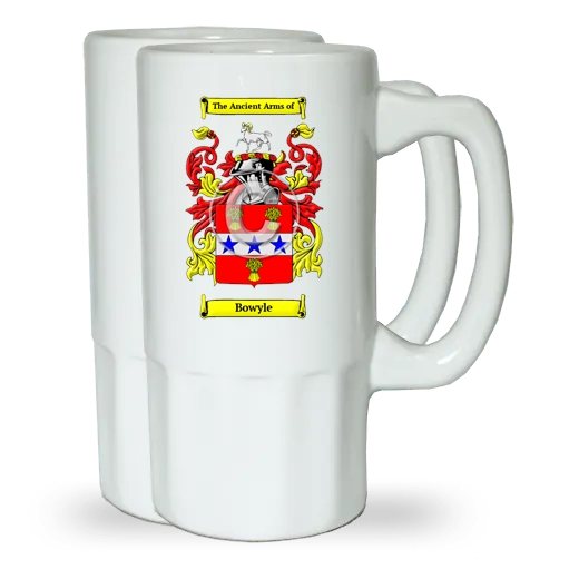 Bowyle Pair of Beer Steins