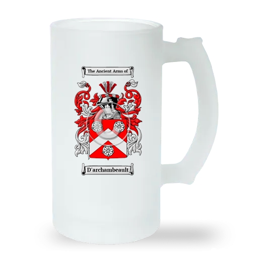 D'archambeault Frosted Beer Stein