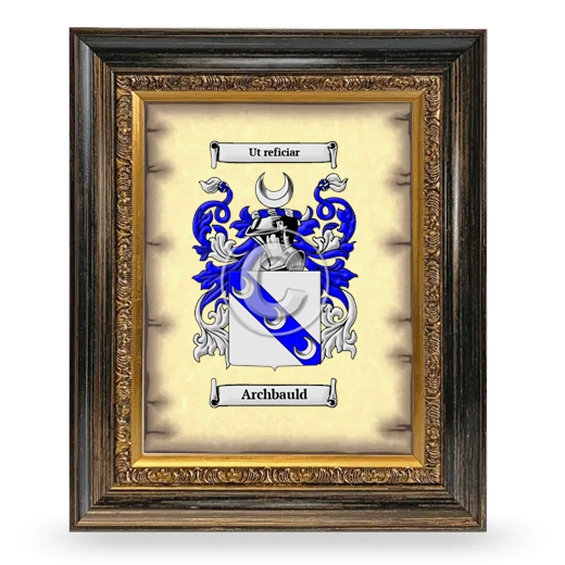 Archbauld Coat of Arms Framed - Heirloom