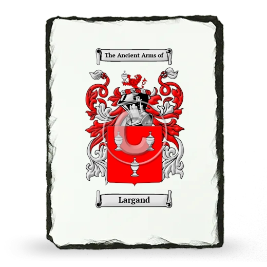 Largand Coat of Arms Slate