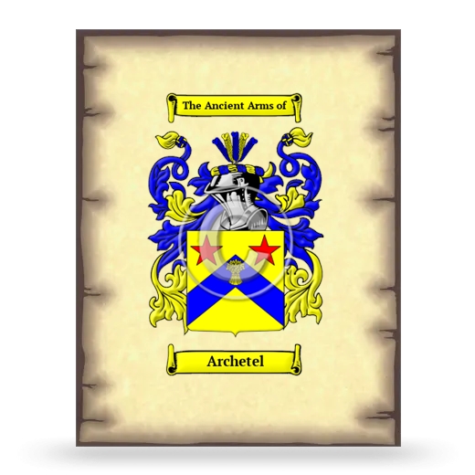 Archetel Coat of Arms Print