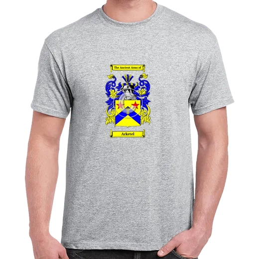 Arketel Grey Coat of Arms T-Shirt