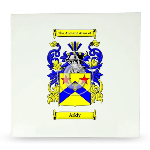 Arkly Large Ceramic Tile with Coat of Arms