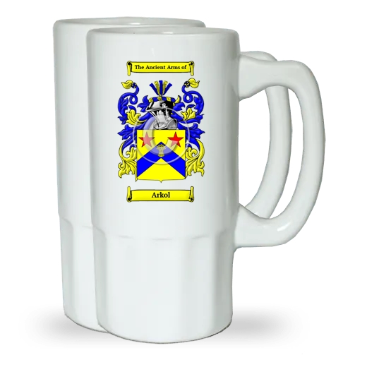 Arkol Pair of Beer Steins