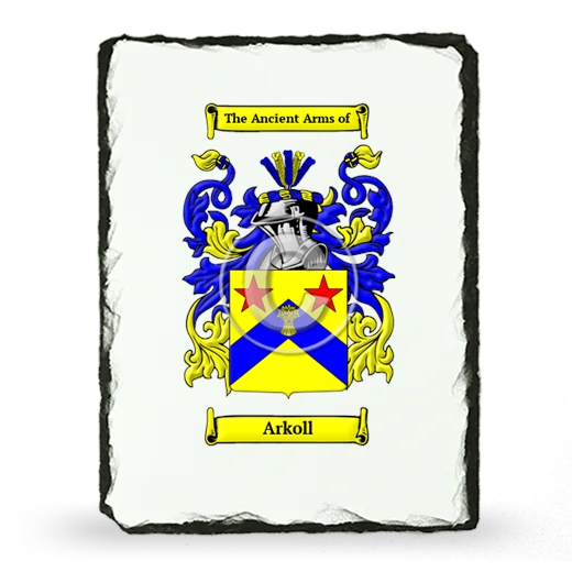 Arkoll Coat of Arms Slate