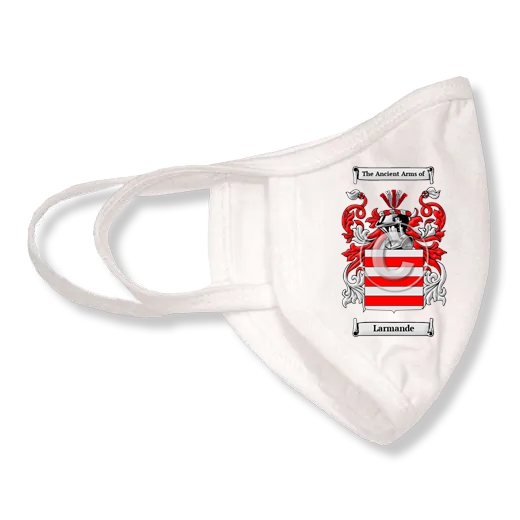 Larmande Coat of Arms Face Mask